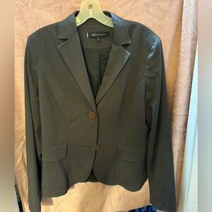 Ann Klein Pin-Striped Blazer - size 10